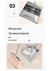 Stainless Steel Extra Thick Dustpan & Broom Set for Household Use