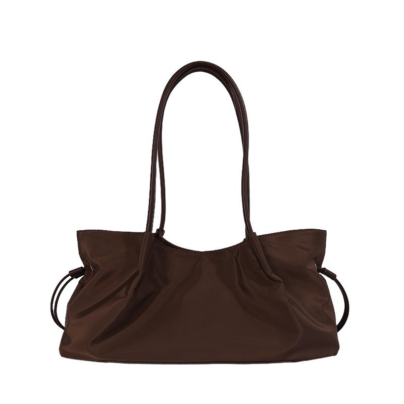 Korean Women's Casual Nylon High-End Tote Bag: Stylish, Large-Capacity, Single Shoulder Commute Handbag