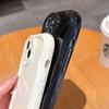 Funda de silicona suave con diseño de ondas rizadas ovaladas transparentes para iPhone 16, 15, 14, 13, 12, 11 Pro Max, XR, X, XS, SE, 7, 8 y 15 Plus