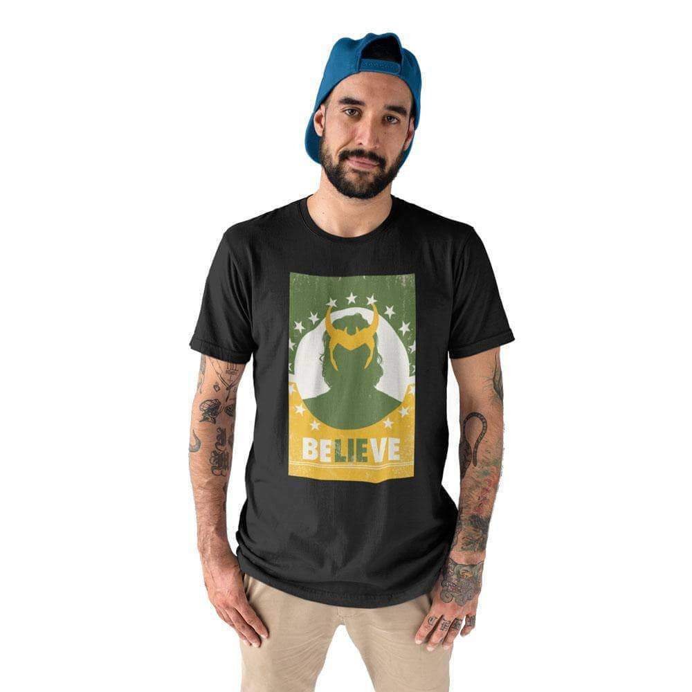 Loki Unisex Adult Believe T-Shirt
