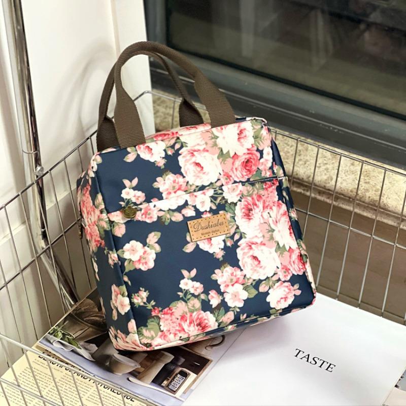 

New thickened waterproof, oil-proof and thermal insulation portable lunch box bag, commuter lunch bag, student bento bag, mommy bag.