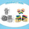 Cosplay Animal Claw Gloves with Paw Shoes, Costume Accessory