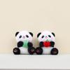 Delightful Cartoon Panda Plush Toy Keychain Super Soft Cuddly Bag Charm