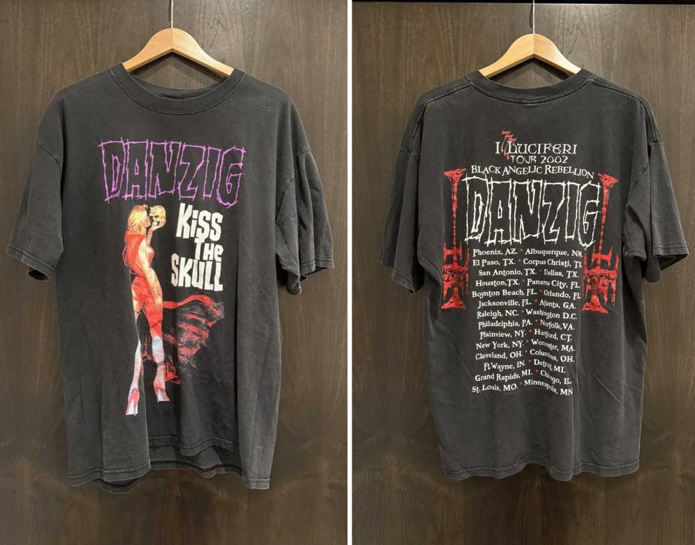 

Rock T Shirt × Vintage DANZIG Tee Short Sleeve T Shirt S5XL ZL810 Unisex T-Shirt XXXL