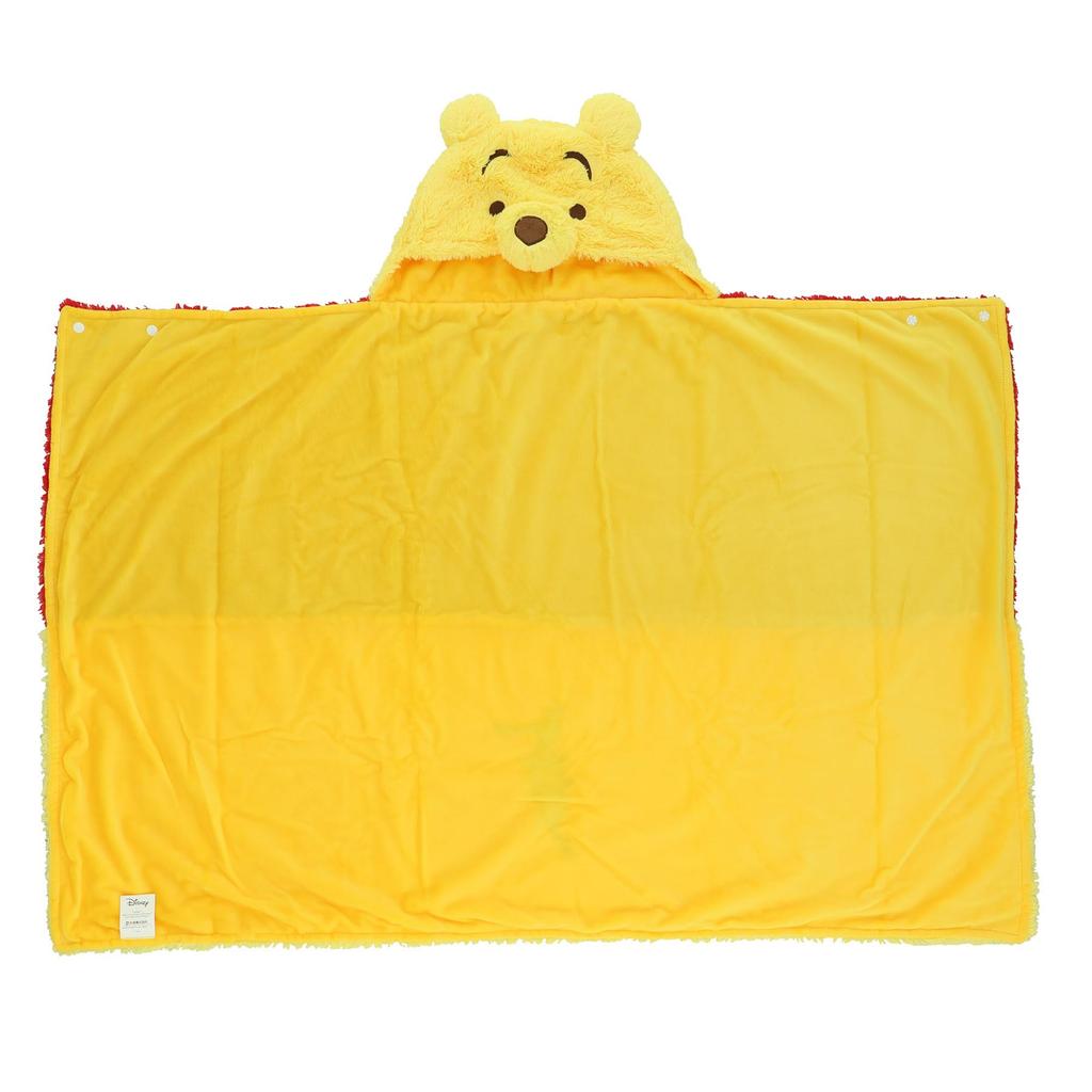 Marushin Deka s kapucí Disney Medvídek Pú Zimní produkt 2245035700 Deka, Pú, Kapuce, Roztomilý, Nadýchaný, Stylový, Hřejivý, Číslo