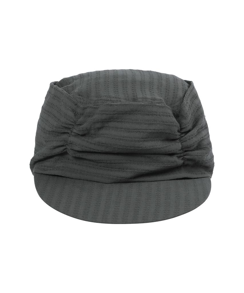 BAUF Asymmetrical Shirred Cap [Charcoal]