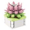 Topfpflanzen Sukkulenten Blumen Bausteine Bonsai Zusammenbauen Ziegel Bausatz Dekoration Geburtstagsgeschenke Für Kinderspielzeug