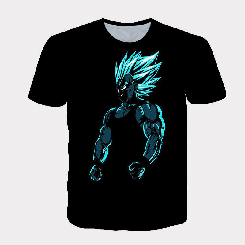 2025 Anime Dbz Dragon Ball Wukong, Saiyan Novelty Fashion Trend Cosplay Clothes T-shirt Short Sleeve