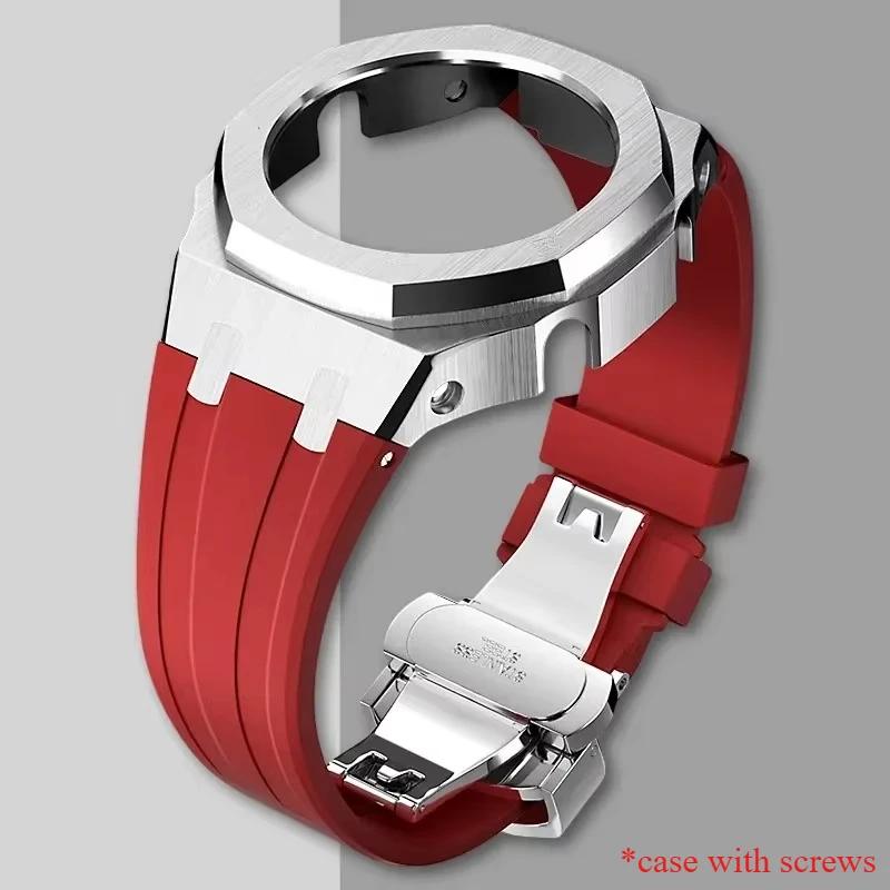 Gen4 Metal Case Bezel Frame GA2100 GAB2100 Casioak Mod Kit Modification Frame For GA2110 Metal Rubber Strap Accessory Wholesale