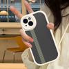 Fiber Texture For IPhone 16 15 14 16E 13 12 11 Pro Max Plus Phone Leather Case