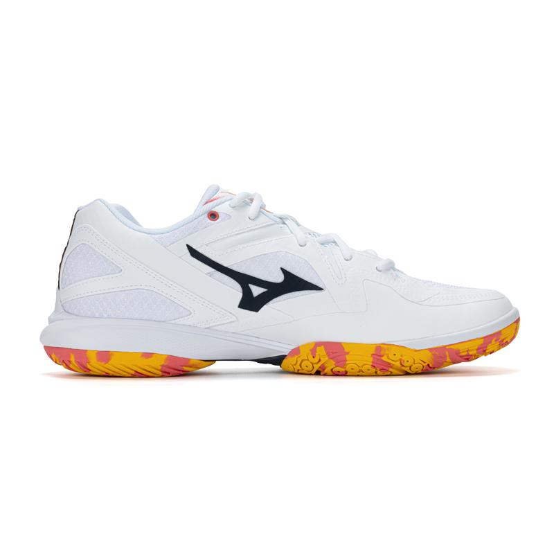 Mizuno Wave Claw 3 Wide White Orange Unisex Sneakers 71GA244335
