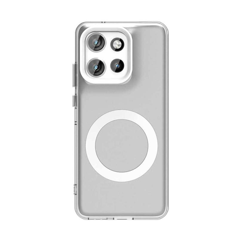 

For Motorola Moto Edge 50 Neo Magnetic Frosted Candy Color Phone Case For Motorola G35 5G S50 Translucent Matte Shockproof Cover For Moto Edge 50 Neo белый