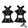 Ice Cleats With 10 Steel Spikes Elastic Traction Aid For Winter Boot Hiking Shoes Covers Ice Grippers Crampons Unisex