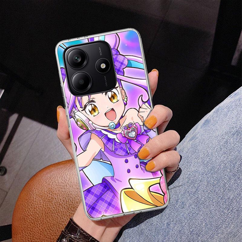 Pretty Cure Anime Phone Case For Xiaomi Redmi Note 15 14 13 12S 12 11 Pro Plus 14S 11S 11E 10 10S 11T 5G Personalized Cover Redm