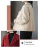 Spring & Autumn Wool Lapel Coat for Middle-aged Women