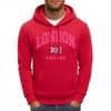 London England Flag Pattern Men Hoody Comfortable Autumn Streetwear Multicolor Fleece Pullovers Oversized Pocket Hoodies