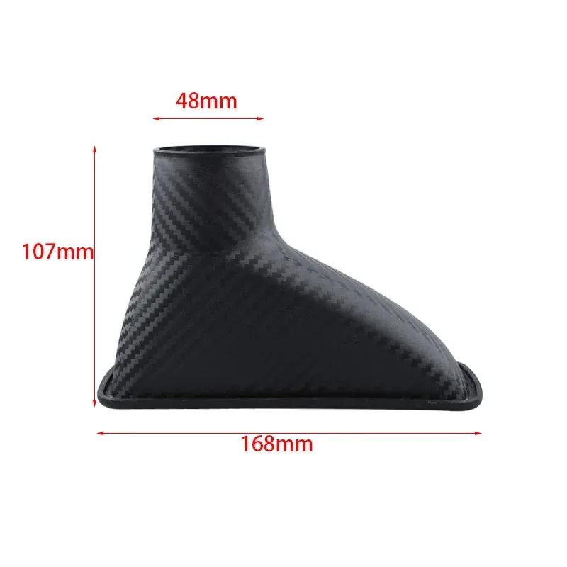 Kit d'admission d'air turbo universel pour pare-chocs avant de voiture, kit d'admission de turbine ABS, tuyau d'entonnoir d'air, aspect fibre de carbone