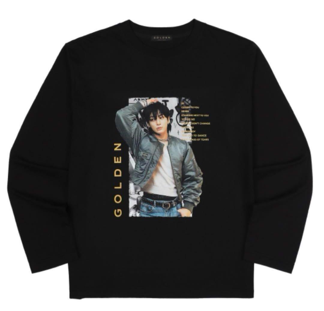 

Б/у футболка BTS Jungkook Golden Official с длинным рукавом, размер L, Япония