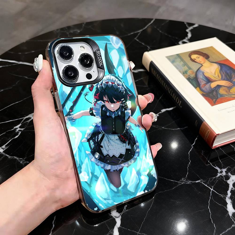 

E-Ellen Joe Zenless Zone Zero Phone Case For iPhone 17,16,15,14,13,12,11 Plus,Pro Max,XS,Colorful Silver Phone case Funda Cover iPhone15plus