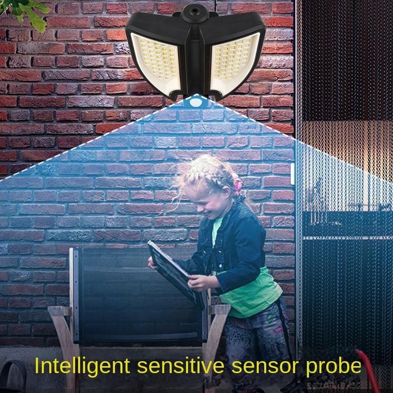 Solar Split Wandleuchte LED Gartenleuchte Outdoor wasserdicht Induktion Solarbeleuchtung Straßenlaterne