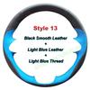 Hand-sewn Non-slip Durable Leather Car Steering Wheel Cover for Mercedes-benz E-Class E300L C-Class E-Class E350 E400 GLB GLS