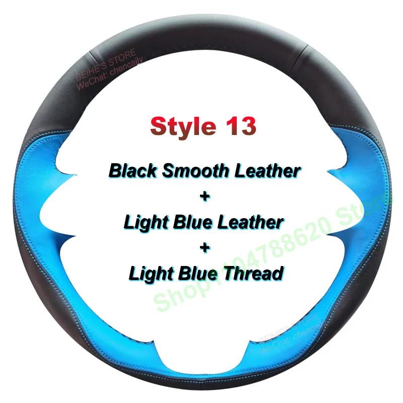 Hand-sewn Non-slip Durable Leather Car Steering Wheel Cover for Mercedes-benz E-Class E300L C-Class E-Class E350 E400 GLB GLS
