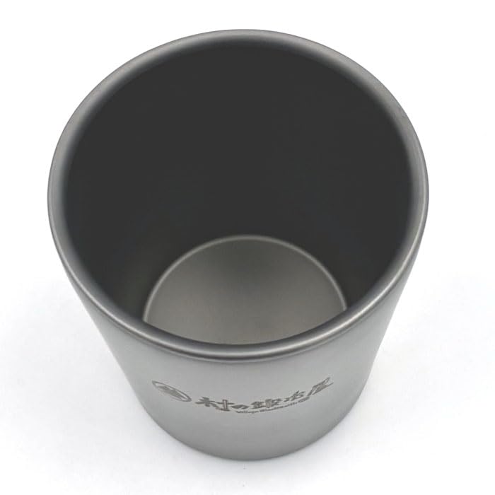 in Village Blacksmith Pure Titanium Cup 160ml A titanium cup with excellent heat antibacterial and no metallic Made in Japan [Made Tsubame-Sanjo]