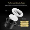 1pc Duct Vents Round Louvered Vents  Interior ABS Grille Ventilation Adjustable Air Vol 75mm/100mm/125mm/150mm/200mm
