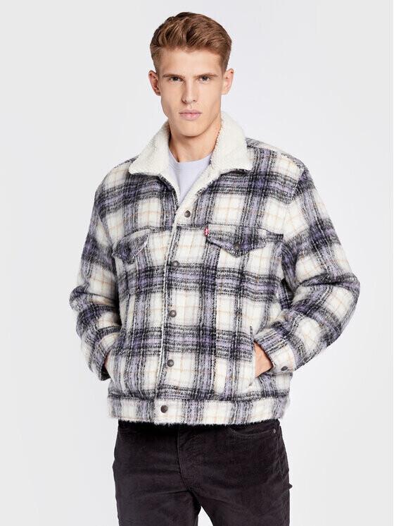Демисезонная куртка Levi's Type 3 Sherpa Trucker Jacket nico tofu