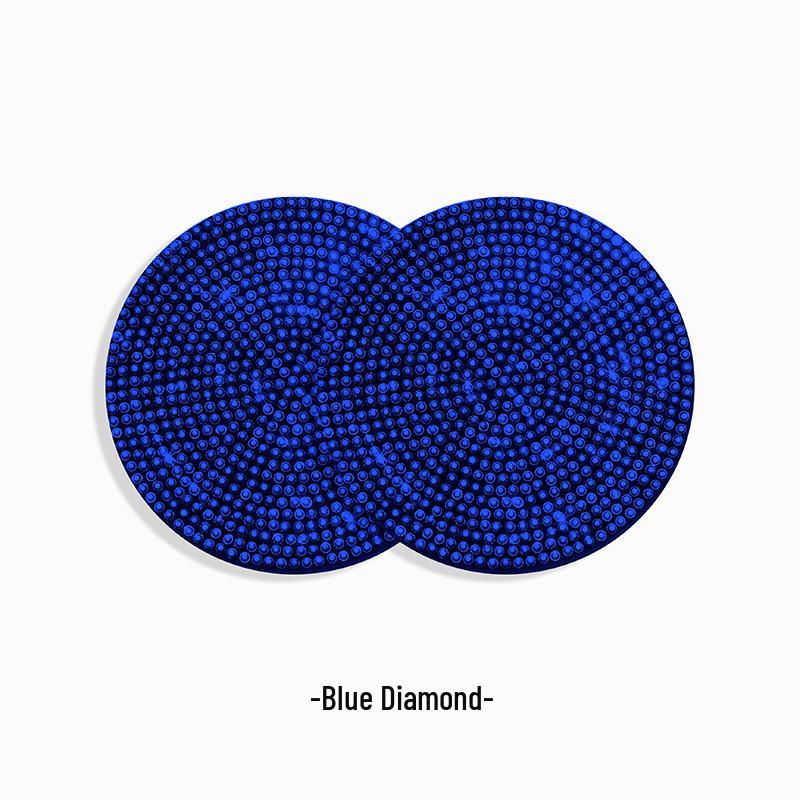 Podložka pod nápoj do auta s kamínky a krystaly: Protiskluzová, vodotěsná silikonová podložka pro izolaci hrnků