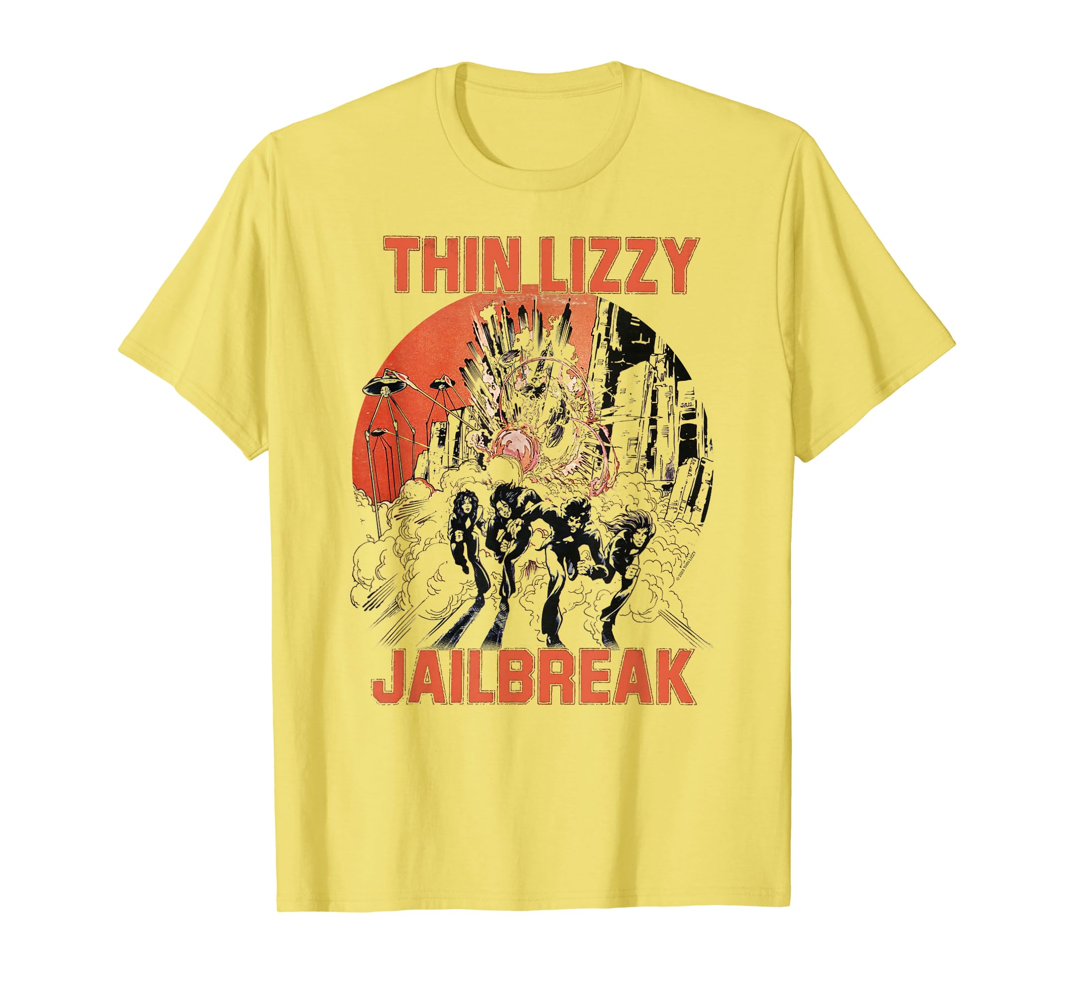

Thin Lizzy – Jail Break On Yellow T-shirt