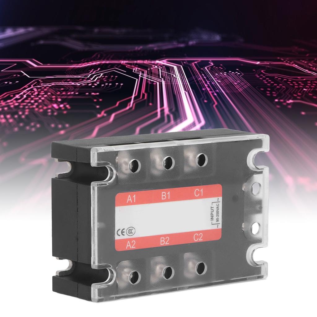 3 Phasen SSR Regler Solid State Relais Industriesysteme 25A AC zu AC 480V für CNC Werkzeugmaschinen P