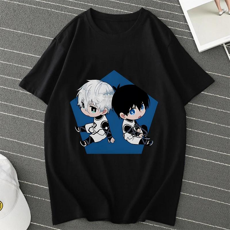 BLUE LOCK Yoichi Isagi Manga Tričko Retro Hip Hop Unisex Tričko Streetwear Grafická Trička BLUE LOCK Nadměrná Trička Topy