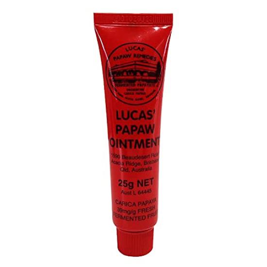 Papaw Ointment 25g Tube Moisturizing Cream with Natural Papaya Ingredients Lucas' (1 Tube)