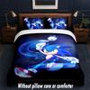 Sonic Design Bed Bedding Set 1 Duvet Cover + 2 Pillowcases Soft Breathable Household Bed Linens