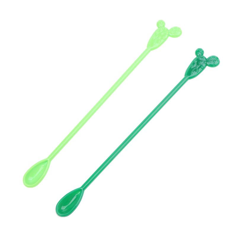 6 Stücke Kunststoff Cocktail Muddler Trinken Wein Decor Cocktail Swizzle Sticks Feigenkaktus Flamingo Wein Rührer Kaffee Puddler