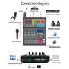 Professional Mixer Bluetooth 5.0 Computer Recording Live Broadcast Small Home Stage Audio Reverb System Sound Card Mixer