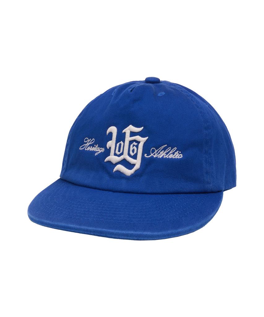 Yunibeoseugameonteu Vtg Typo 5-Panel Washing Cap_Blue