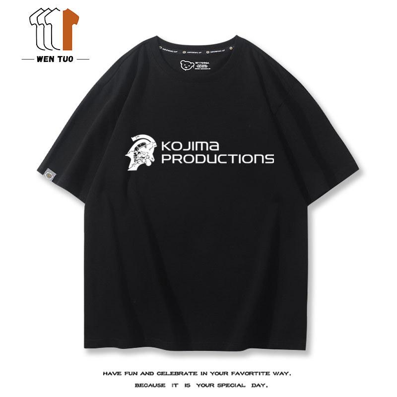 

Cosmic Youth Style Hideo Kojimas Joint Death Stranding 2 Game PS5 Video Game Peripheral Shortsleeved Summer Loose Tshirt 4XL