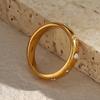 Metal Rings Fashion Dating Jewelry Stainless Steel Texture Comfortable Rings for Adding a Touch of Color to Any Look