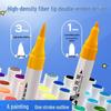HERO Double-Ended Water-Based Acrylic Markers: Student Art Journal & Children's Drawing Pens