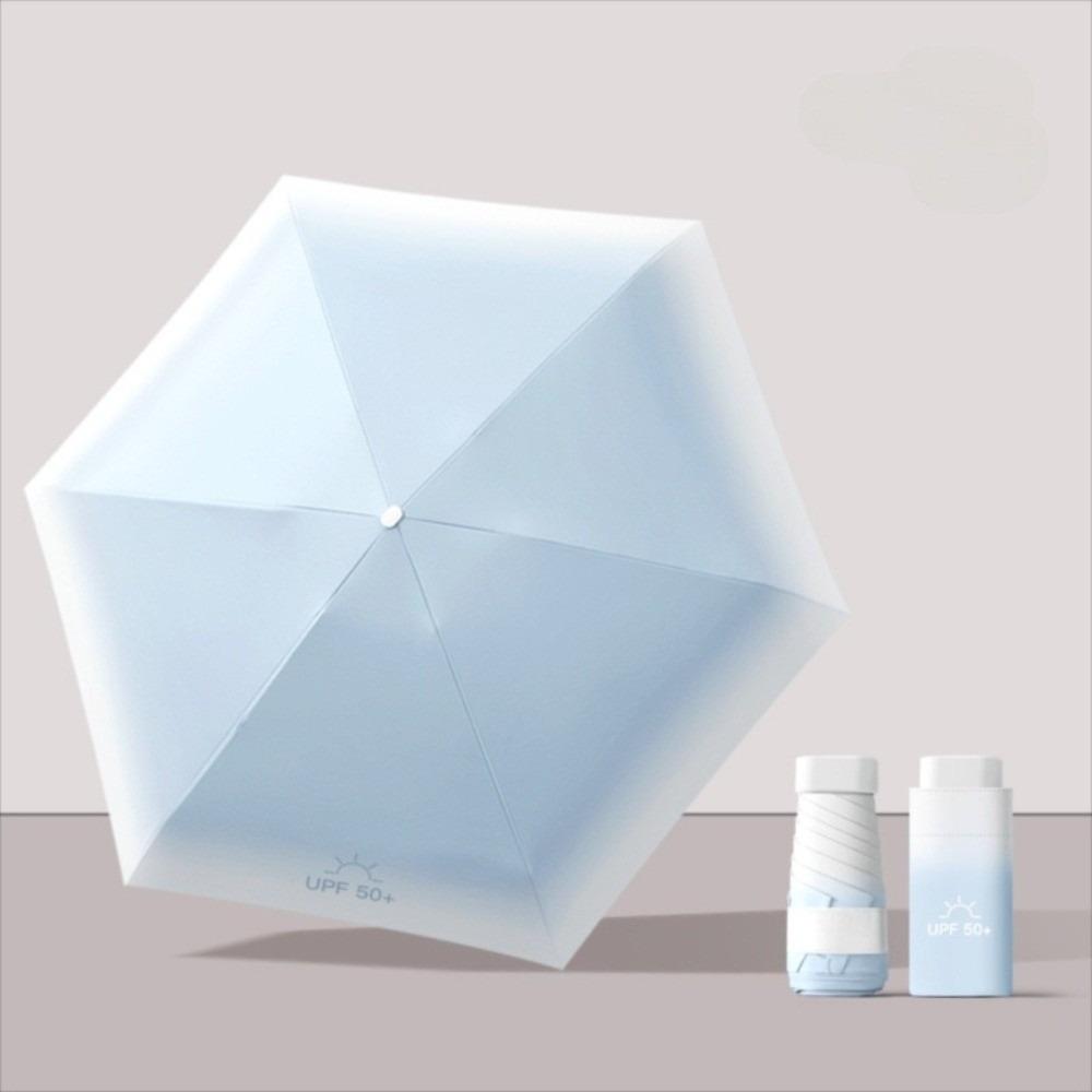 UV Protection Small Pocket Rain Umbrella Parasol Vinyl Folding Umbrella Mini Sun Umbrella  Outdoor