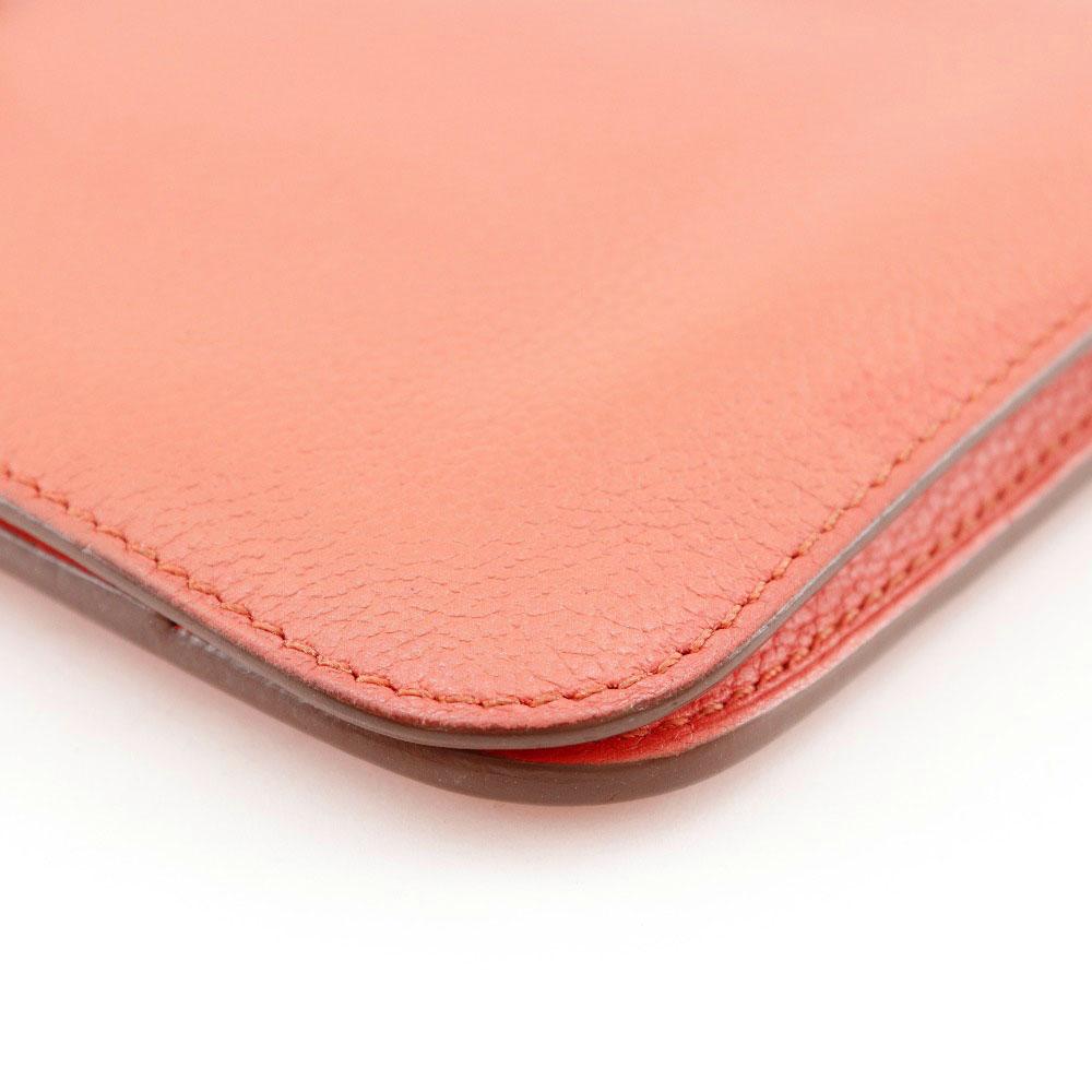 Hermes Dogon GM Purse Pink Shave Women Used