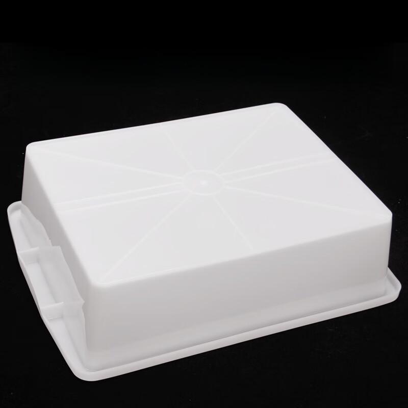 Morona Extra Thick Rectangular White Plastic Storage Box (2-Pack)
