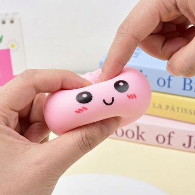Colorful Dumpling Squishes Stress Balls Reusable Low Rebound Decompression Toys Dough Ball Unique Home Decoration Gifts