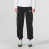Puma Letter Print Cuffed Fleece Mid-Rise Casual Pants Unisex Bottoms Black 625079-01