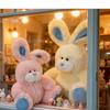 Adorable Pudding Rabbit Plush Toy - White Rabbit Comfort Doll & Sleep Companion Gift for Girls
