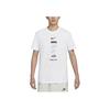 Nike Alphabet Logo Print Pullover Crew Neck T-Shirt Men Tops White DZ2876-100