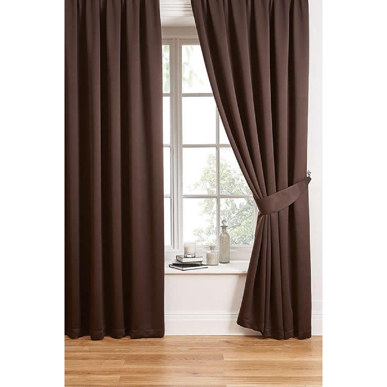 

Блэкаут Disposed Thermal Brown Fund Curtain Single Wing 80 x 260