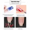 Holographic Stainless Steel Cuticle Pusher Anti-Rust Long Lasting Nail Remover Scraper for Professional Nail Salon Supplies
